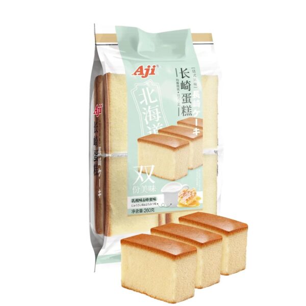 ⁦كيك ياباني اسفنجي Aji cake بنكهه الزبادي الوزن 260 جرام⁩ - الصورة ⁦2⁩